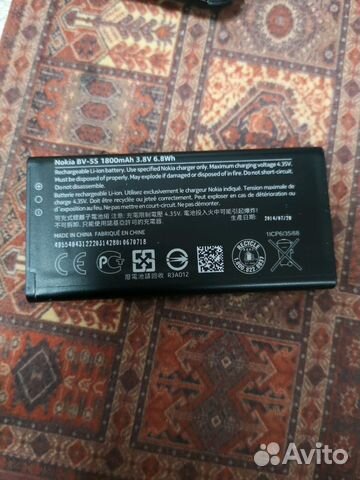 Аккумулятор Nokia x2 dual rm-1013 оригинал bv-5s