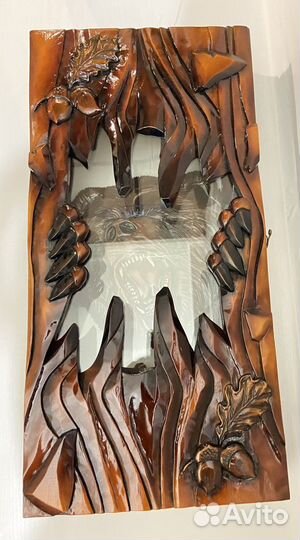 Нарды ручной работы со стеклом