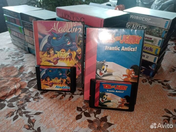 Игры картриджи для Sega Mega Drive (90е-00е)