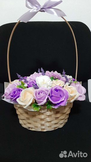 Букет из мыльных роз, подарок