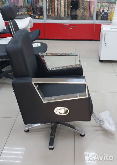 Кресло-барбер Комфорт Черное