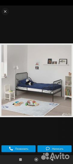 Растущая кровать IKEA миннен minnen