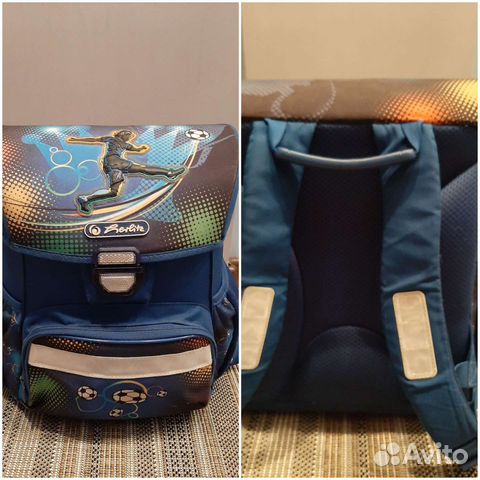 Ранец Herlitz с драконом,футболистом и единорогом