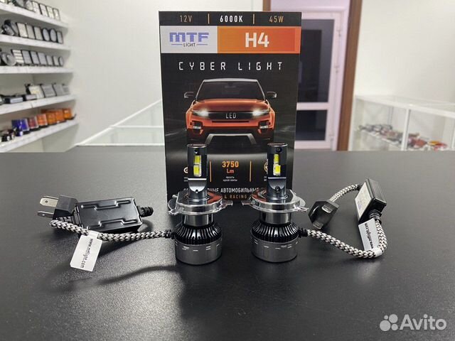 LED Светодиодные лампы MTF Cyber Light H4 12V