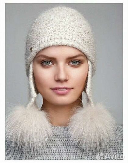 Вязаная шапочка-ушанка Canoe