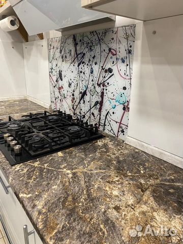 Фартук кухонный,защитный экран,прозрачный пластик