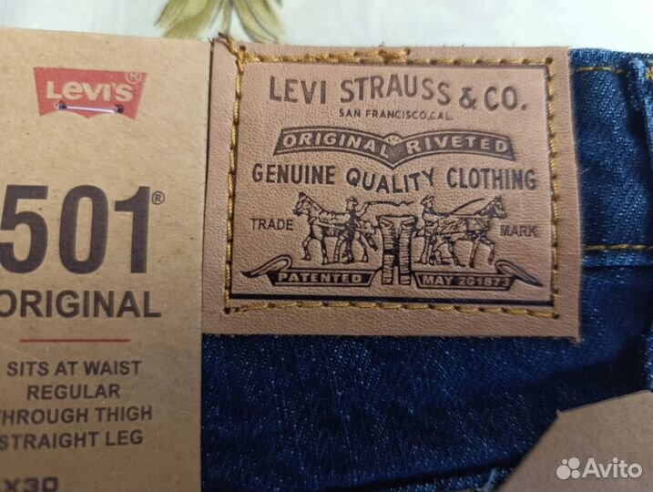 Женские Levis 501 Mid Rise Новый