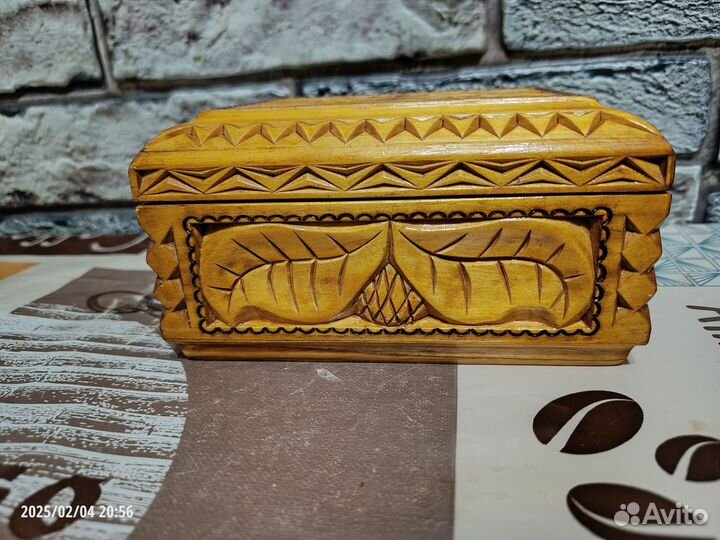 Шкатулка деревянная СССР