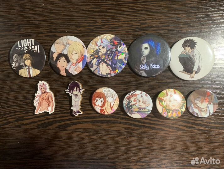 Значки геншин, аниме, салли фейс