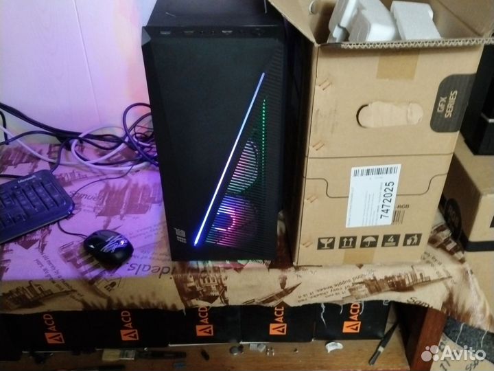 Игровой 8ядер 32gb SSD 256 HDD500 RX 580 8gb