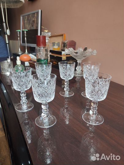 Бокалы снижинка раскошная ножка лзхс