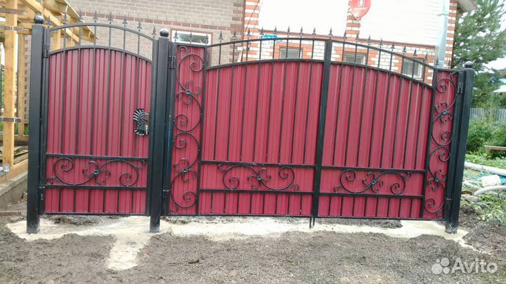 Ворота кованые