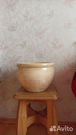 Вазон Горшок для цветов керамика большой Кашпо