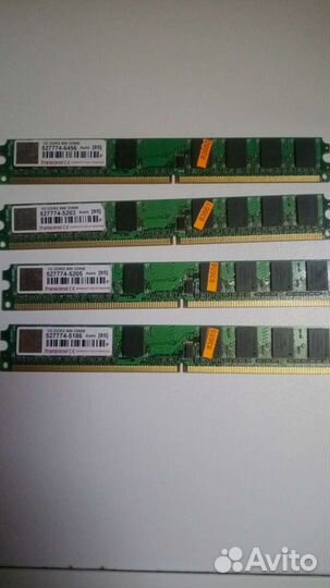 Оперативная память ddr 2 pc 6400 * 1 gb * 4 шт