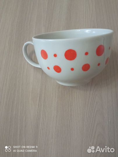 Фарфоровая чашка СССР для добора Дулево