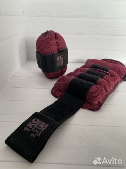 Регулируемые утяжелители 1 кг decathlon