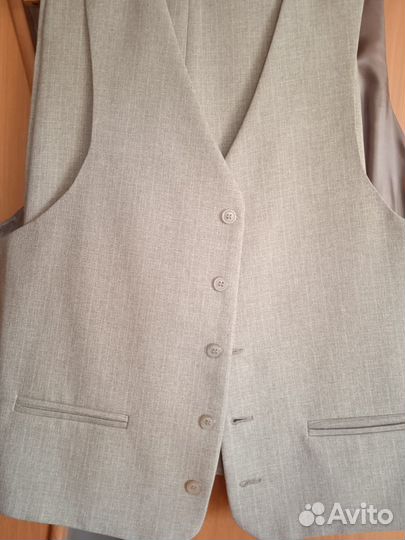 Мужской костюм тройка бу