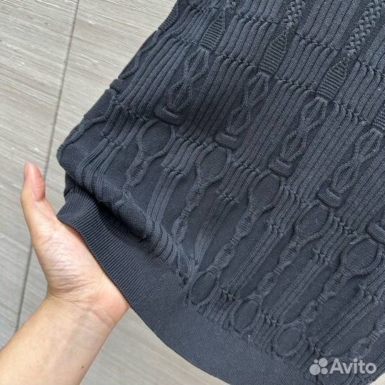 Трикотажное поло Hermes