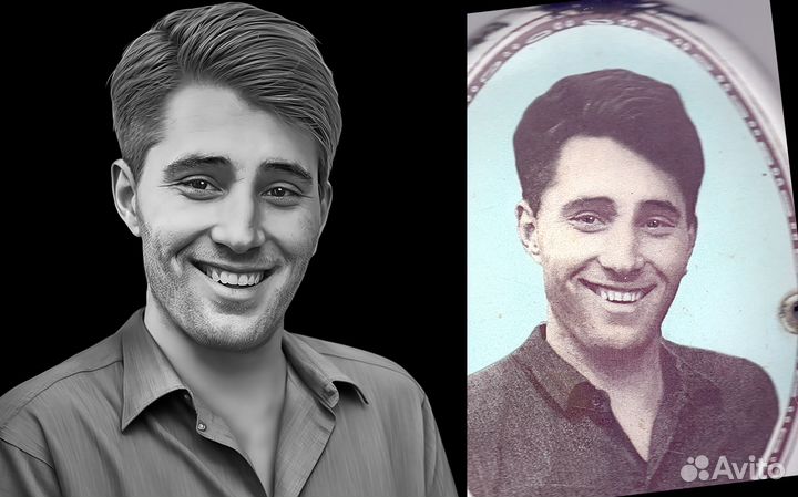 Ретушь фотографий на памятник