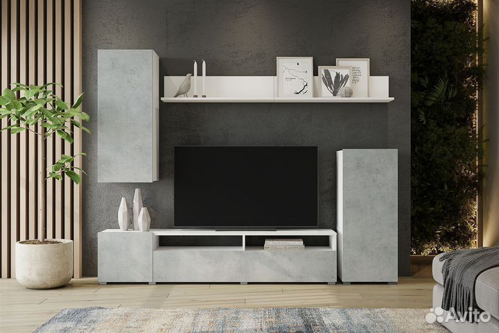 Стенка Лира Бетон Лдсп