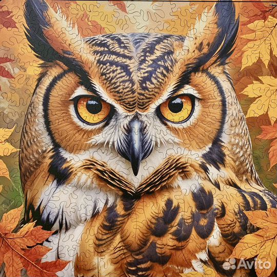 Деревянный пазл Гербера Сова в листве
