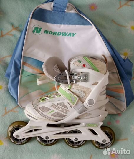 Ролики Roces, р.35,сумка+защита