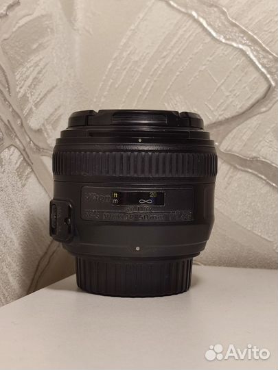 Объектив Nikon AF-S 50mm f/1.4G рабочий