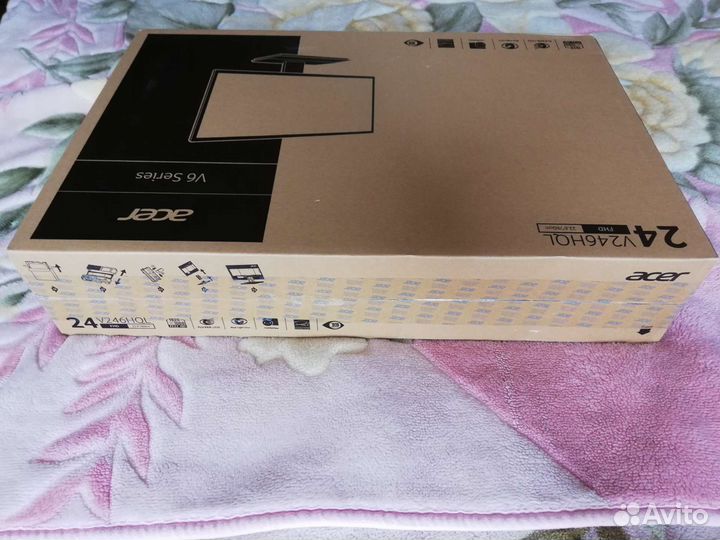 Монитор Acer V246HQLbi, 1920x1080, VA, новый