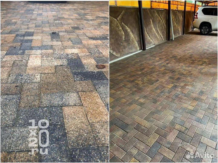 Тротуарная плитка, бордюры с работой под ключ