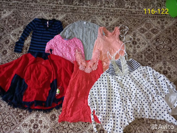 Детские вещи пакетом для девочек 116 122