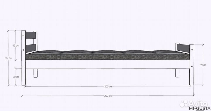 Детская кровать новая