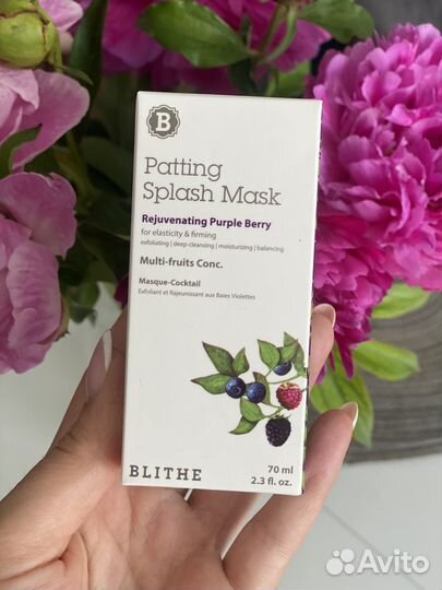 Маска Blithe patting splash mask purple berry