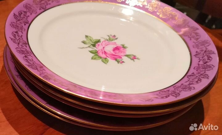 Тарелки фарфоровые Fortuna из ГДР 5шт