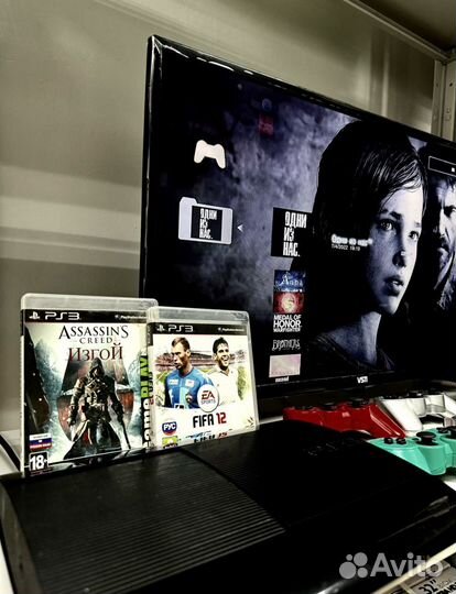 Sony playstation 3 super slim 500 gb + 450 игр