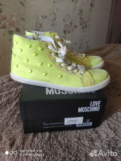 Кеды женские Love Moschino бу 39р