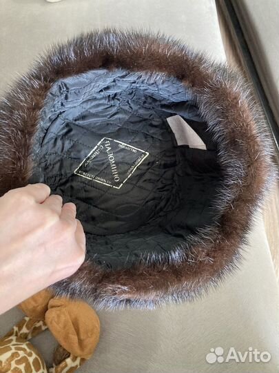 Шапка мужская норковая