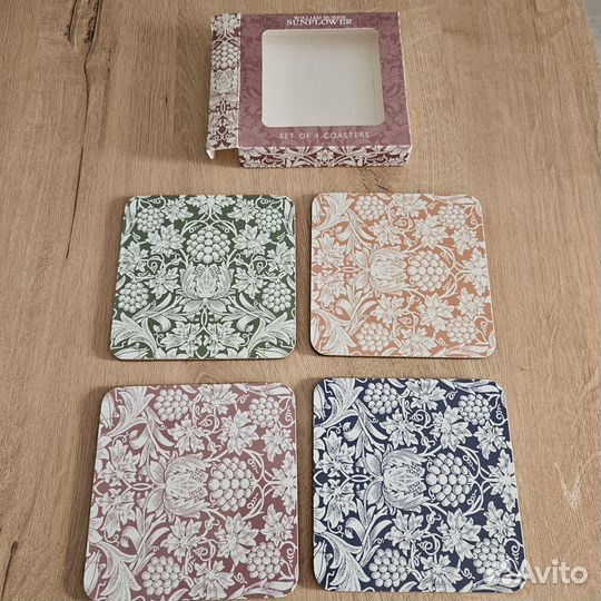 Подставка под горячее 4шт набор