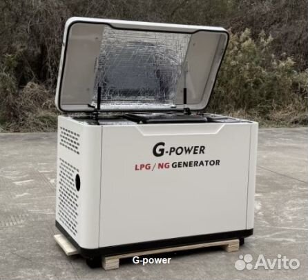 Генератор газовый 9 кВт g-power с постоянным подог