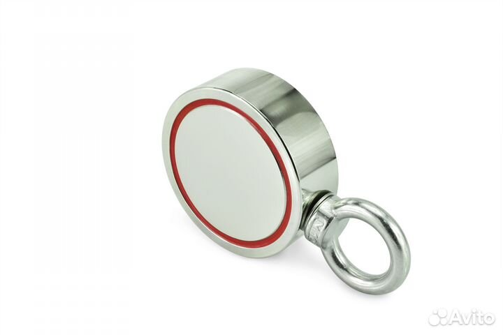 Поисковый магнит двухсторонний F200х2 тип2+Веревка