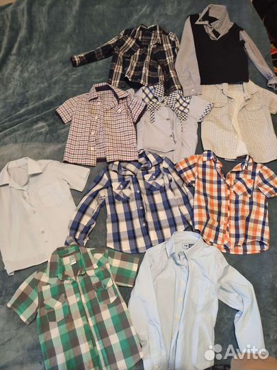Рубашки на мальчика пакетом