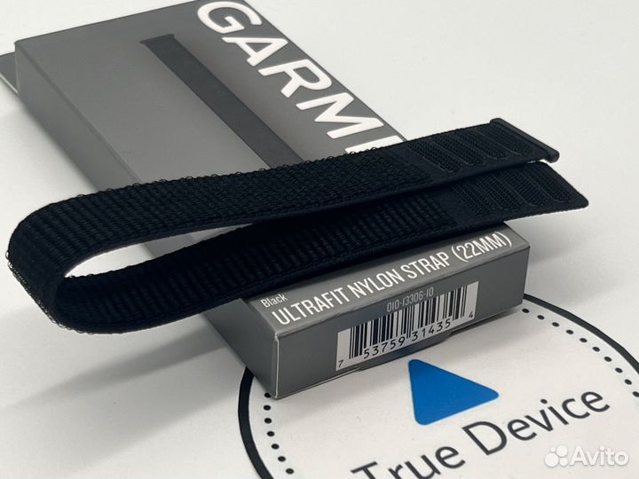 Ремешок Garmin Ultrafit Nylon 22mm Black