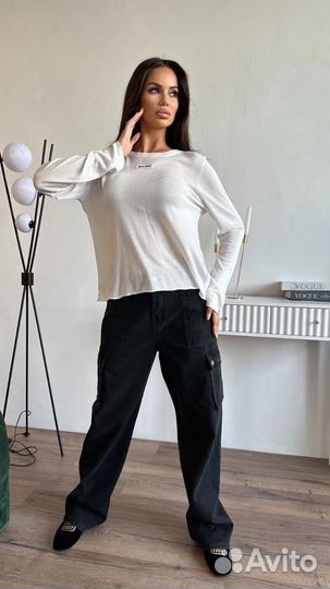 Лонгслив miu miu