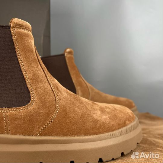 Ugg Mens Burleigh Chelsea Chestnut