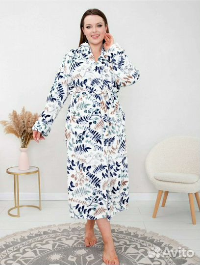 Халат с капюшоном