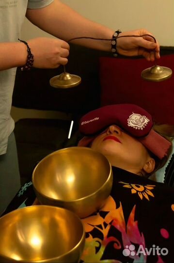 Массаж поющими чашами