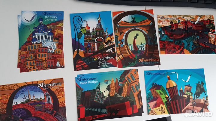 Почтовые открытки Питер