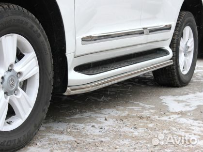 Обвод штатных порогов d-53 Toyota Land Cruiser 200