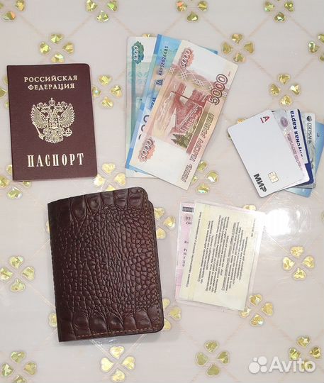 Докхолдер из натуральной кожи