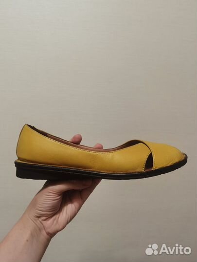 Туфли женские ferlenz comfort 42 р-р желтые