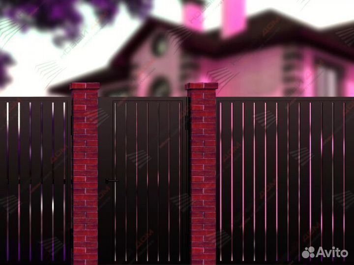 Забор Ранчо горизонтальный